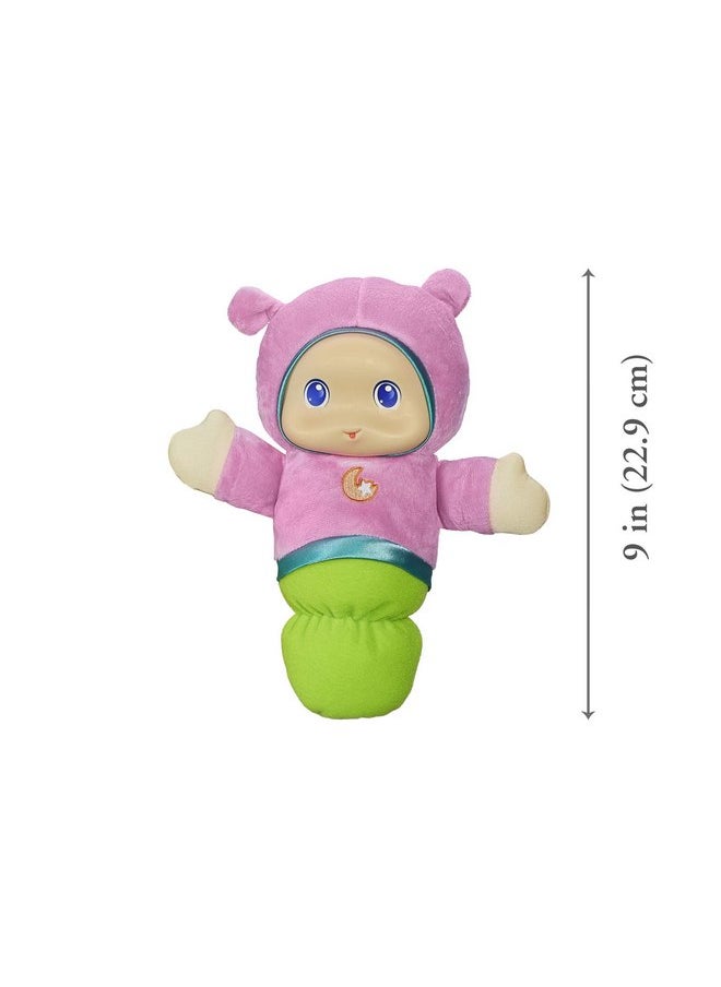 Playskool A1202F03 Glo Worm (Pink) Soft Toy for Babies with Soothing Melodies, Multi-Coloured - Amazon Exclusive