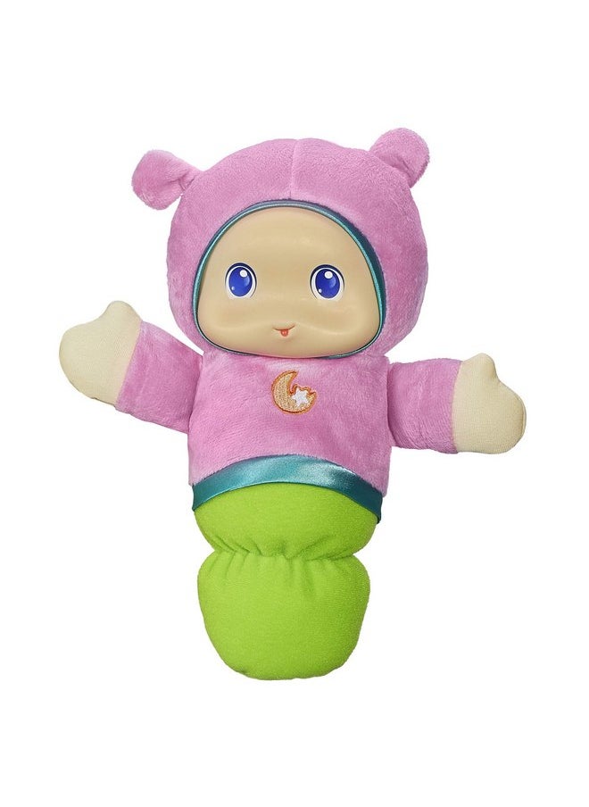 Playskool A1202F03 Glo Worm (Pink) Soft Toy for Babies with Soothing Melodies, Multi-Coloured - Amazon Exclusive