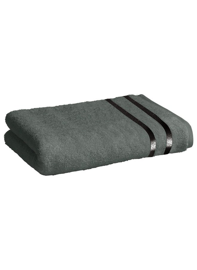 Story@Home Towels for Bath | Cotton Towels for Bath Large Size | Towel Set of 1 | 450 GSM | 70 x 140 cm | Charcoal Grey | Bath Towels for Men, Women & Kids | Gym Towel | Perfect for Everyday Use