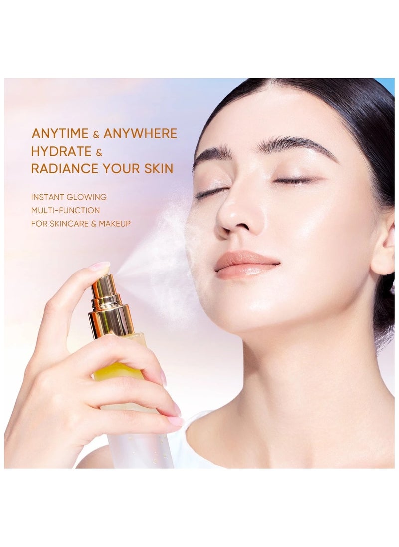 Radiance Booster Serum Spray containing essence and oil make the skin glossy hydration 100ml
