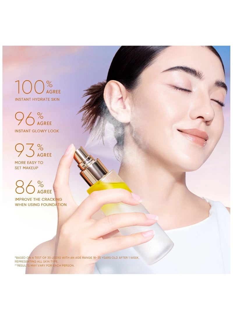 Radiance Booster Serum Spray containing essence and oil make the skin glossy hydration 100ml