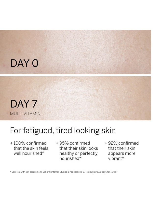 BABOR Multi Vitamin Ampoule Concentrate, Revitalize Dull Tired Skin, Vitamin A Increases Radiance, Vitamin C Evens Tone, Niacinamide Supports Skin Barrier, Vitamin Skincare Capsules, 7 Treatments
