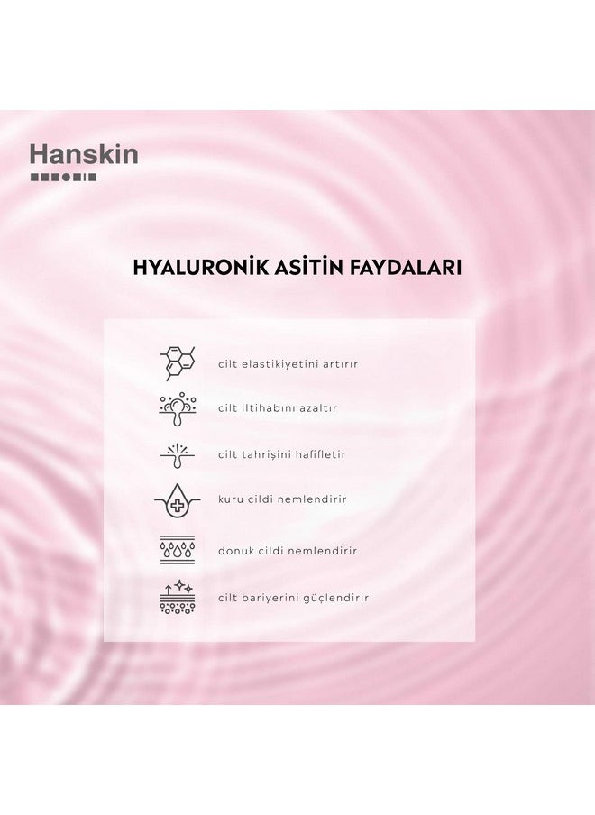 Hanskin Real Complexion Hyaluron Pink Capsule Serum with Vitamin B12, Intensive Moisture Deep Hydration, Hyaluronic Acid [50ml]