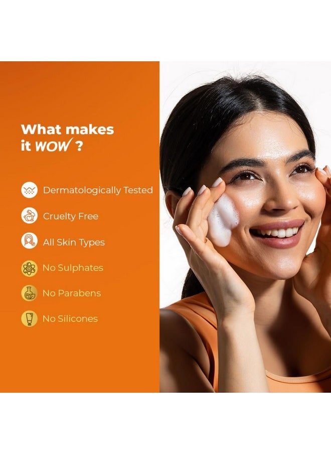 WOW Skin Science Brightening 20% Vitamin C Face Serum | Boost Collagen and Elastin for Anti aging, Skin Repair | For Dark Circles, Fine Lines | Glowing Skin | Hydrates | 15 ml