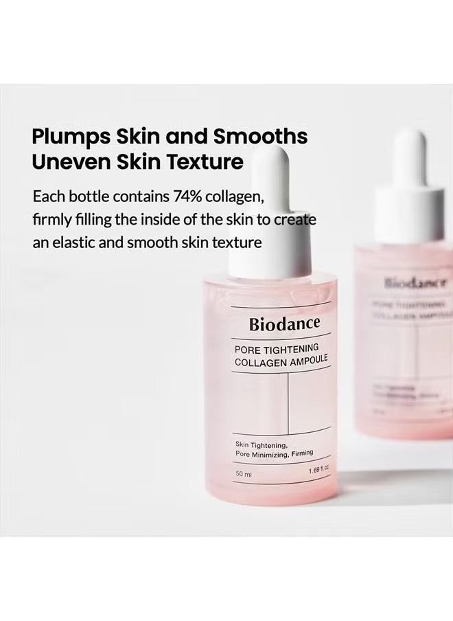Biodance Pore Tightening Collagen Ampoule | Korean Collagen Serum for Face, Pore Minimizing & Anti Aging Face Serum for Women | 1.01 fl. oz x 1 ea