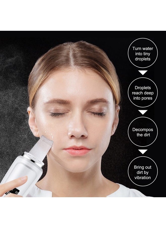 GUGUG Skin Scrubber Spatula, Facial Scrubber with Four Modes, Face Spatula for Deep Cleaning, Pore Cleaner Extractor