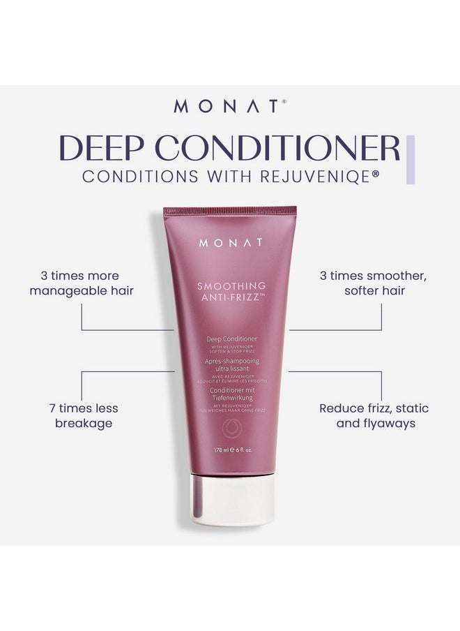 MONAT Smoothing Anti-Frizz Set - Natural Frizz Ease Shampoo & Frizz Dismiss Conditioner for Lightweight Frizz Control and Smooth, Shiny Hair