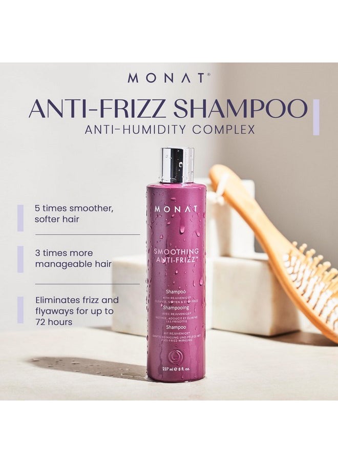 MONAT Smoothing Anti-Frizz Set - Natural Frizz Ease Shampoo & Frizz Dismiss Conditioner for Lightweight Frizz Control and Smooth, Shiny Hair