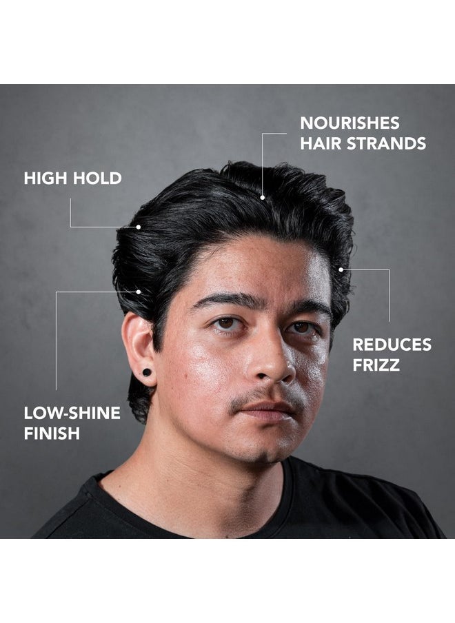 BluMaan Fifth Sample Men's Styling Mask Pomade - Low Shine, High Hold | All Hair Types | Water Based | Easy To Wash - Ideal for Quiffs, Pompadours, Ducktails & Slick Back Looks - 2.5 oz