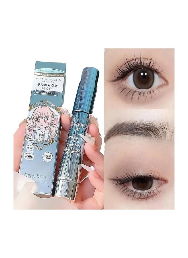 Gege Bear Fiber Curly Mascara: Waterproof, Smudge-Proof Perfection for Women Seeking All-Day Volume, Curl, and Definition - A Must-Have Mascara for Effortlessly Beautiful Eye Makeup (Black, Pack of 1)