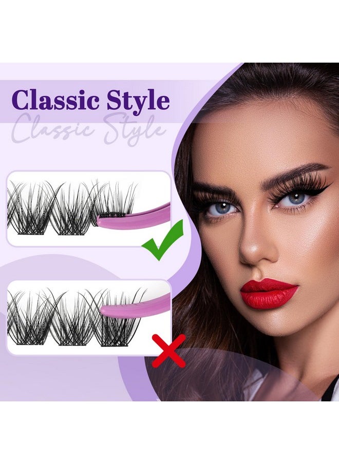 Lash Clusters 144Pcs Volume Individual Lashes 8-18Mm Eyelash Clusters Diy Cluster Eyelash Extensions Wispy Cluster Lashes Beginner Eyelash Extension Long Lasting Lashes Wispy(Dtfd-Classic)