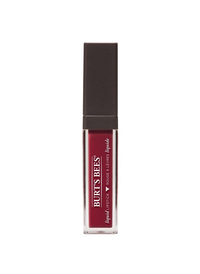 Burt's Bees 100% Natural Glossy Liquid Lipstick, Drenched Dahlia, 1 Tube