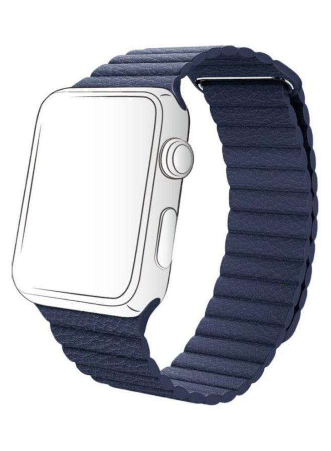 Replacement Strap Watchband For Apple Watch Series 7 45mm / 6 / SE / 5 / 4 44mm / 3 / 2 / 1 42mm Blue