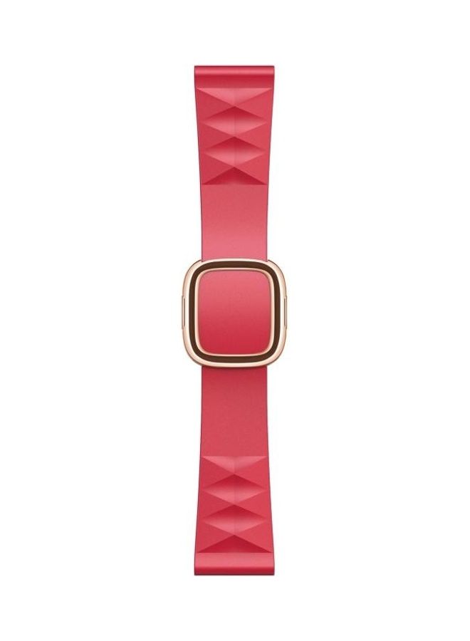 Modern Style Silicone Replacement Strap Watchband For Apple Watch Series 7/6/5/4/3/2/1/SE 45/44/42mm Red