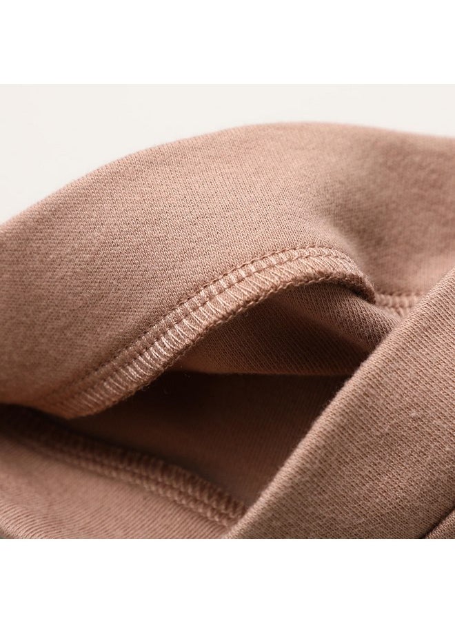 Owlivia Organic Newborn Knot Hats, Hospital Baby Beanies, Unisex Infant Caps, 3-Pack (Newborn, Mini Bears&Beige&Brown)