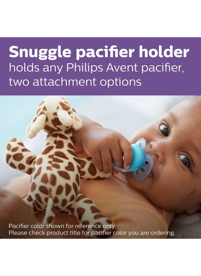 Philips AVENT Natural with Natural Response Nipple, All in One Gift Set with Snuggle Giraffe, SCD839/01