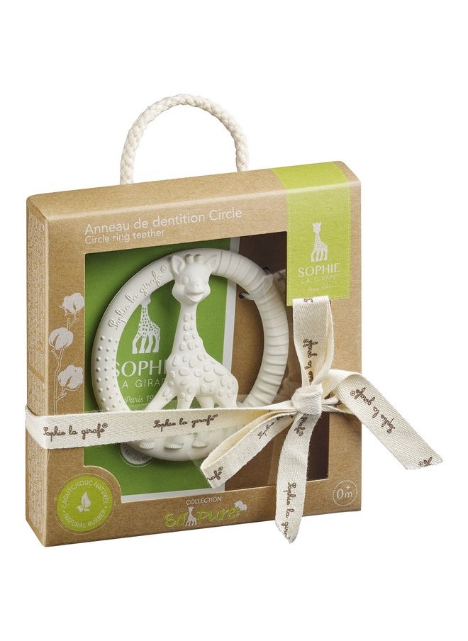 Sophie la girafe Circle Teether From 0 Month From 100% Natural Rubber