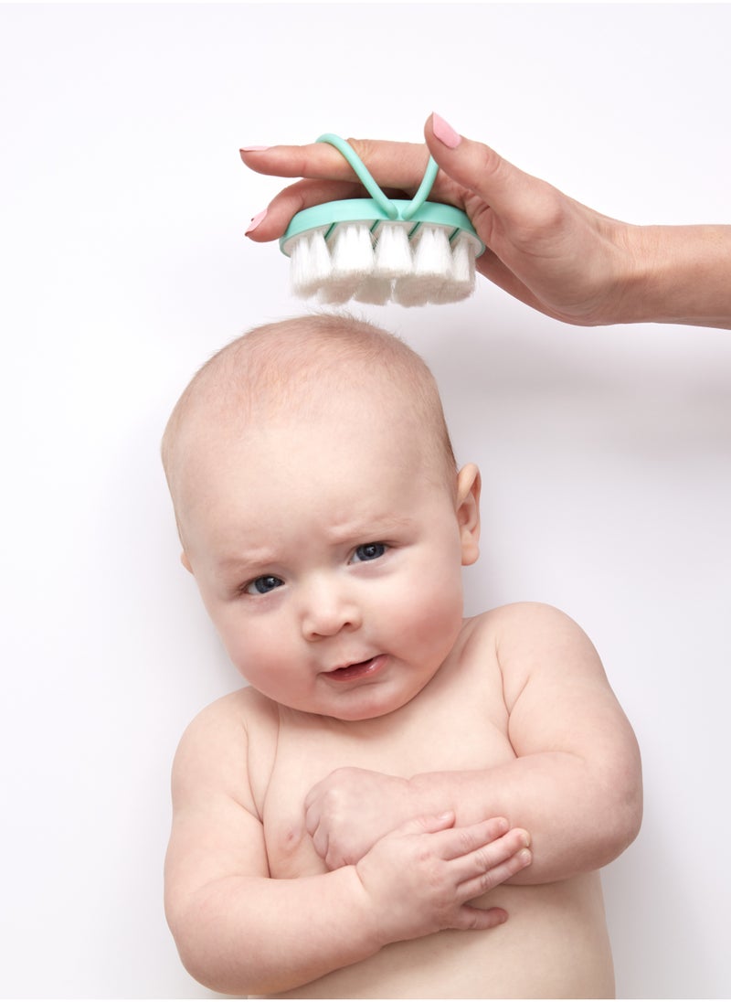 Head-Hugging Baby Hairbrush & Comb Set – Soft Bristles for Gentle Scalp Care, Cradle Cap Relief & Newborn Grooming – Ergonomic, No-Slip Grip for Easy Styling