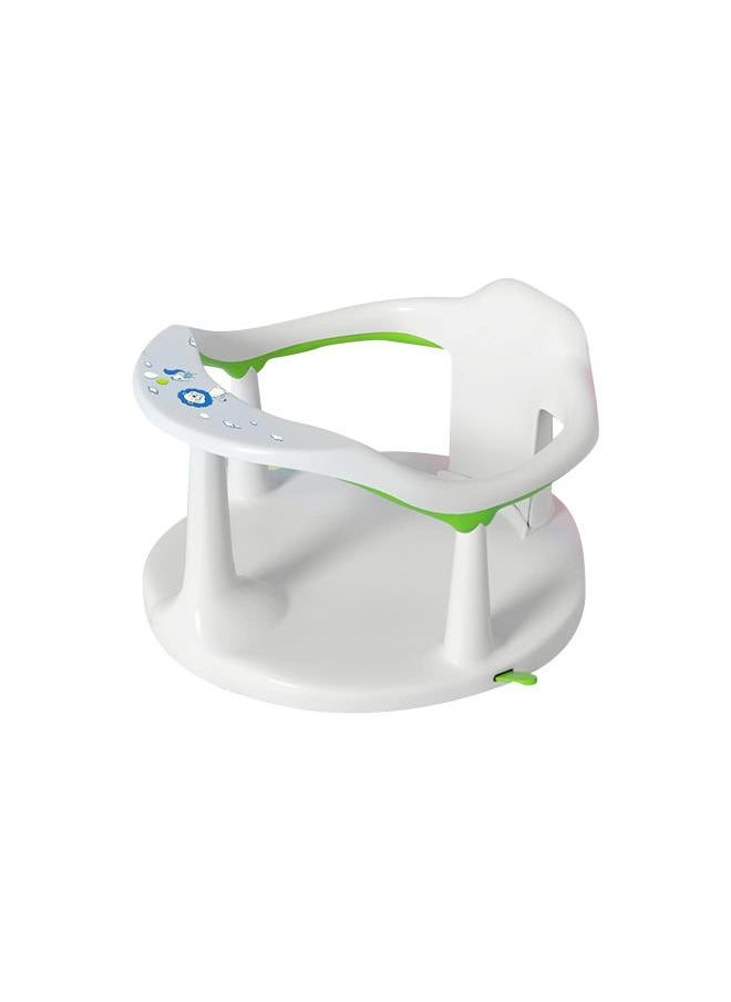 Baby Bath Seat Non-Slip Infant Baby Bath Chair with Suction Cups, Baby Shower Bath Tub Chair Seats Surround Sitting Support Chair for Babies 6 Months & Up (White), 630.0 grams