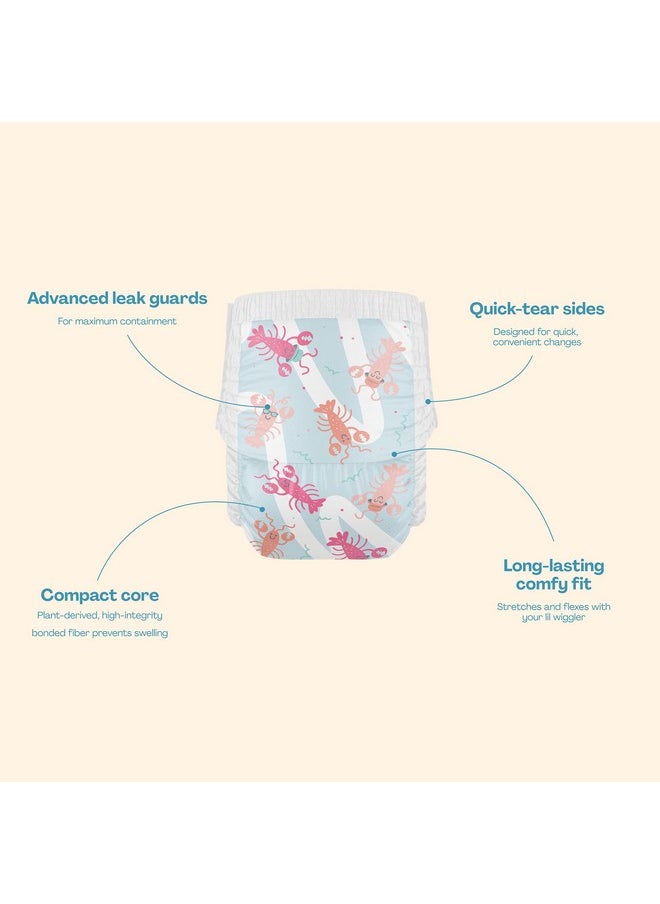 Hello Bello Premium Swim Diapers - Size S (16-28 lbs), Cute Extra-Bright Lobster Designs, 20 Count Jumbo Pack
