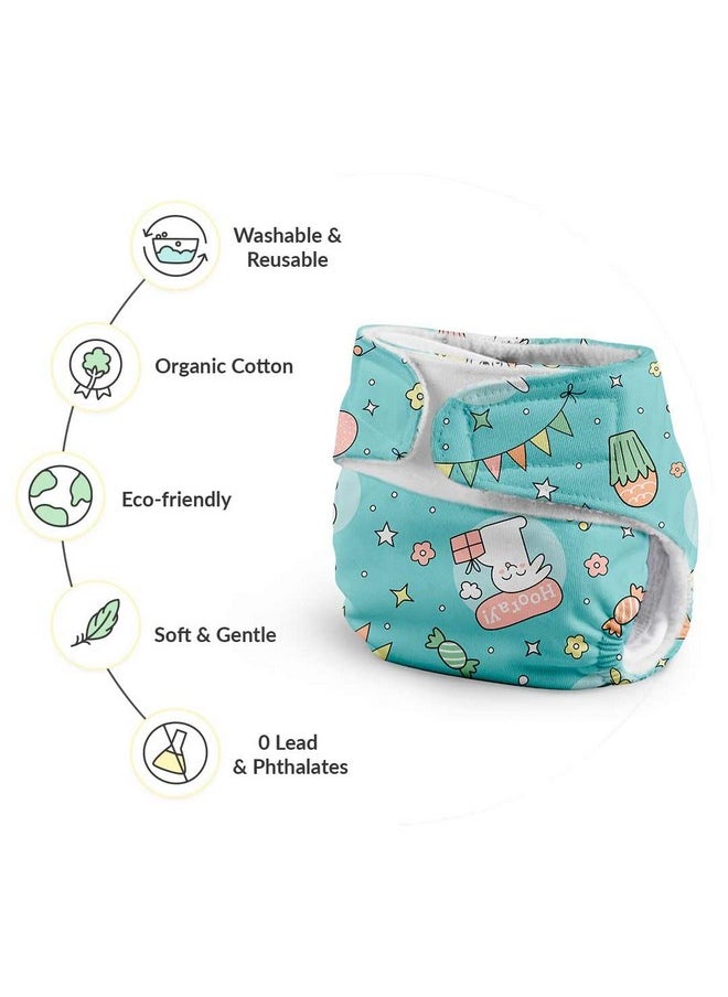 superbottoms Newborn Uno Cloth Diaper Reusable And Washable Cloth Diaper For Newborn Babies From 0-3 Months Softest And Safest Diapers With Dry Feel Magic Pad,Pack of 1
