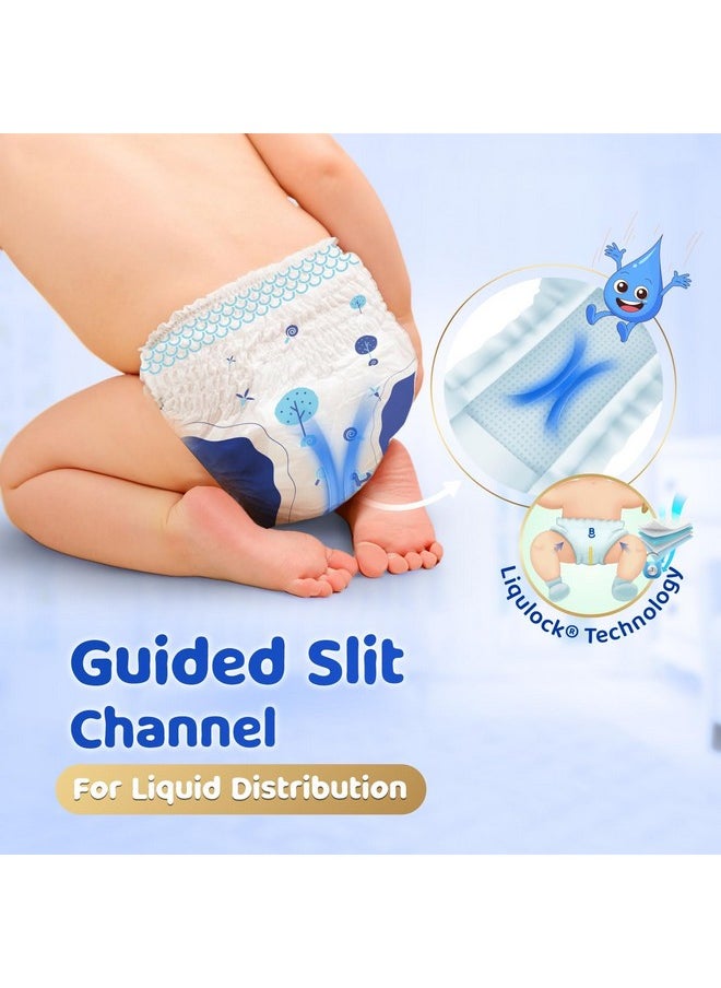 Bumtum Baby Diaper Pants, Small/S Size 40 Count, Double Layer Leakage Protection Infused With Aloe Vera, Cottony Soft High Absorb Technology