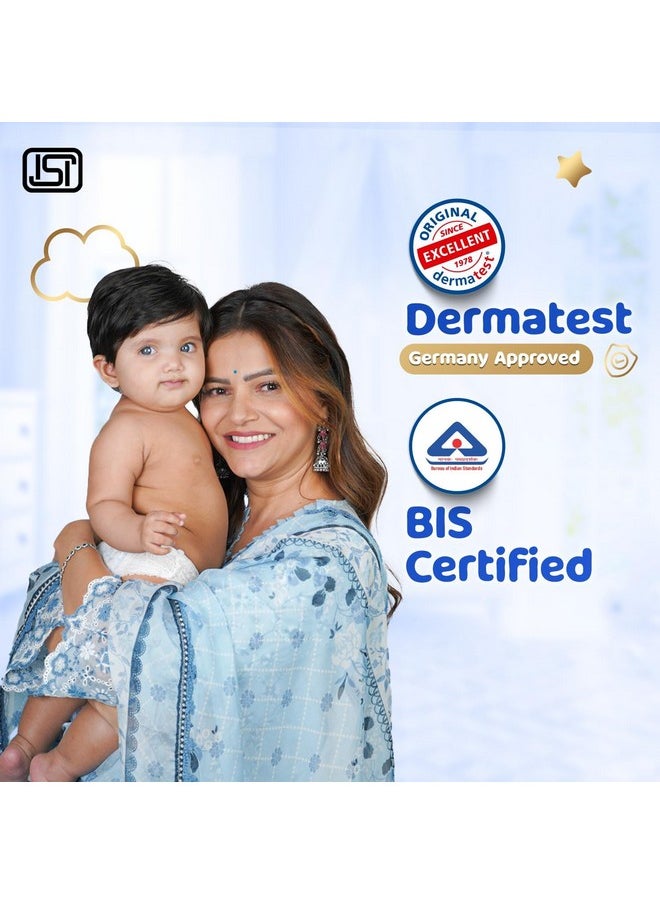 Bumtum Baby Diaper Pants, Small/S Size 40 Count, Double Layer Leakage Protection Infused With Aloe Vera, Cottony Soft High Absorb Technology