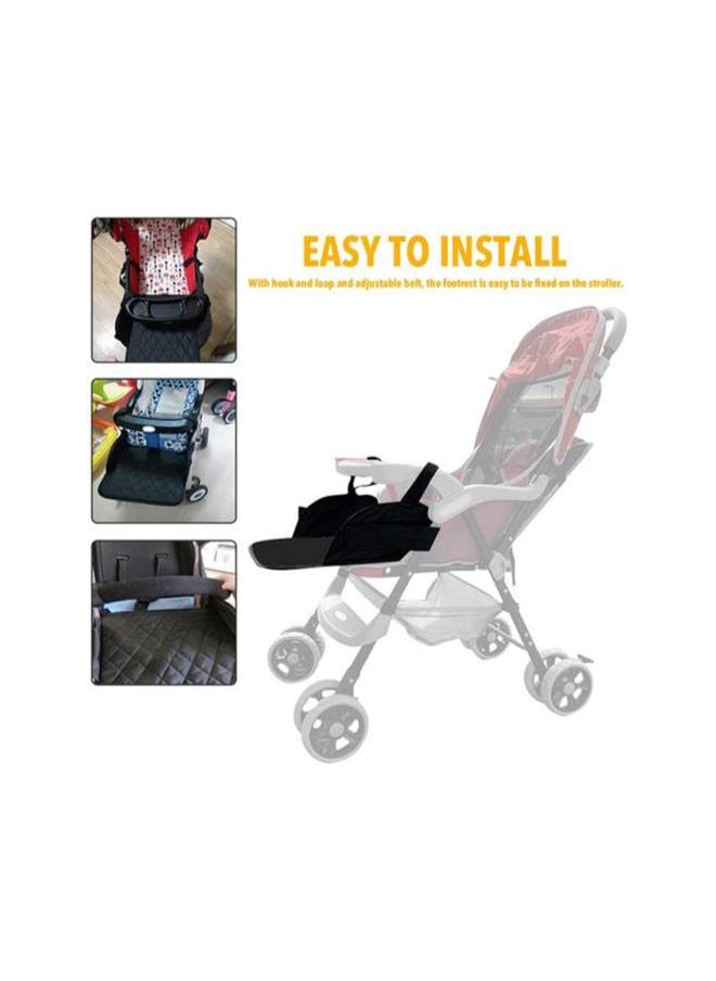 Stroller Leg Rest Extension -Baby Stroller Footrest - Pram Foot Extension Footrest Pushchair Accessories Extend Board for Baby Stroller