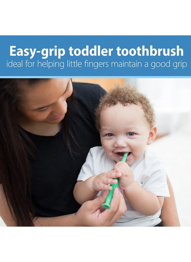 Dr. Brown's Infant-To-Toddler Manual Toothbrush, Green - 1.00 Count