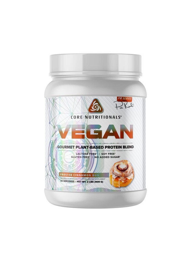 Platinum Vegan Gourmet Plant-Based Protein Blend 29 Servings (Frosted Cinnamon Bun)