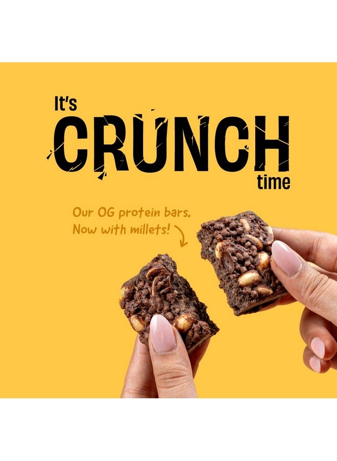 | 13G Protein Bar | Peanut Millet Cocoa | Pack Of 6 X 55G | No Refined Sugar | No Added Flavours | No Preservatives