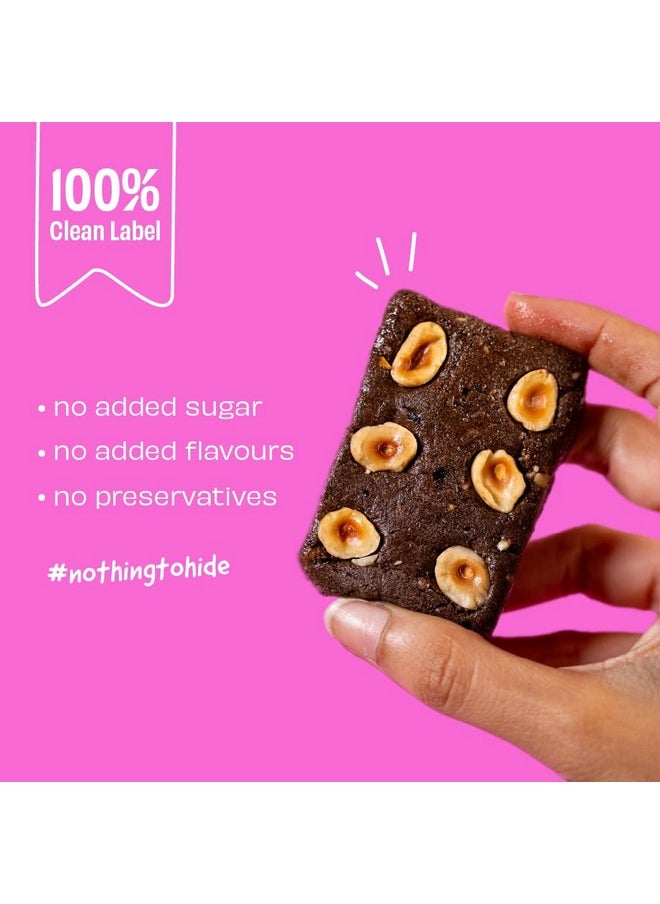 Hazelnut Cocoa Protein Bar With 12G Protein (Pack Of 6) No Added Sugar No Added Flavour No Preservatives All Natural