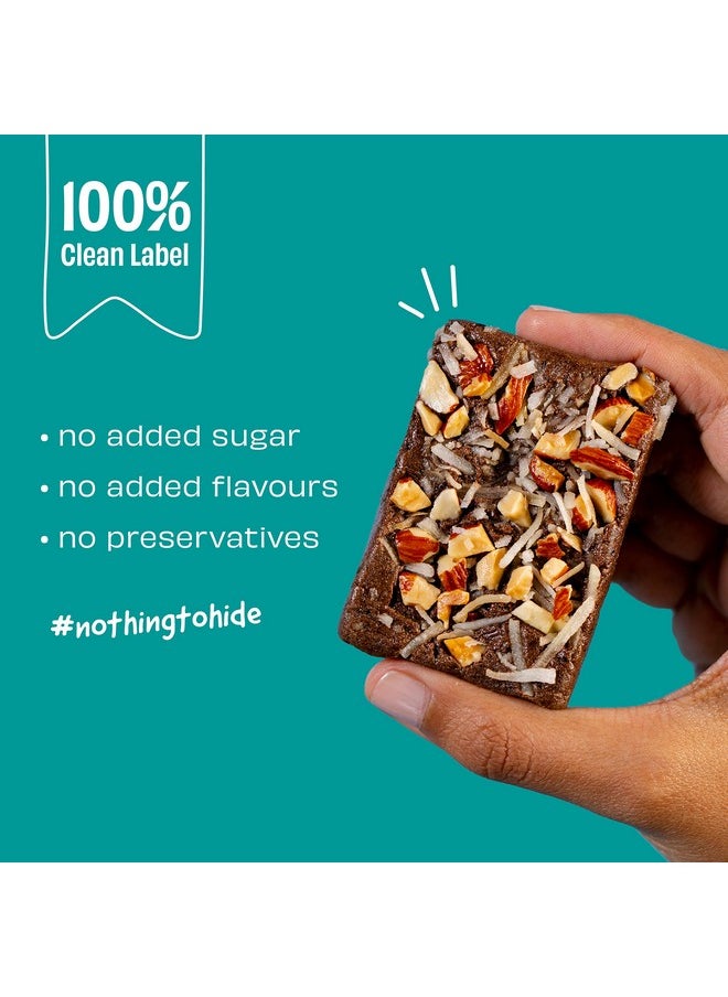 Protein Bars Coconut Cocoa | Pack Of 6 X 52G Each | No Added Sugar | No Added Preservatives | No Gluten Or Soy | No Artificial Sweeteners | All Natural