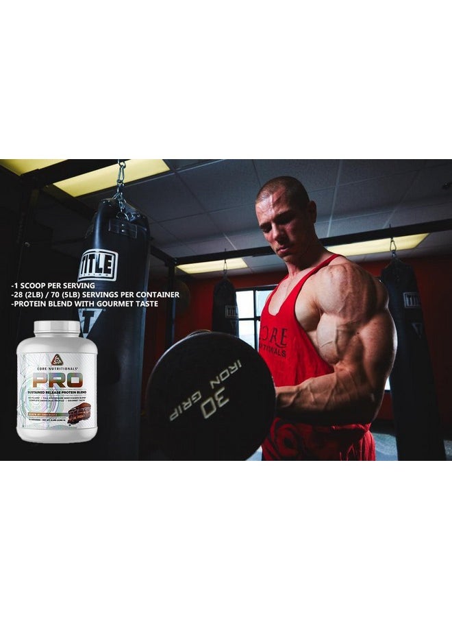 Pro Sustained Release Protein Blend, Digestive Enzyme Blend, 25G Protein, 2G Carb, 69 Servings (Cookies N Cream)