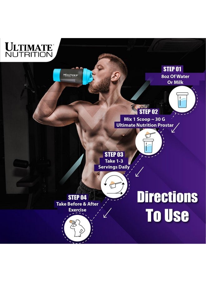 Prostar Whey Protein Powder, Low Carb Protein Shake With Bcaas, Blend Of Whey Protein Isolate Concentrate And Peptides, 25 Grams Of Protein, Keto Friendly, 5 Pounds, Chocolate Creme