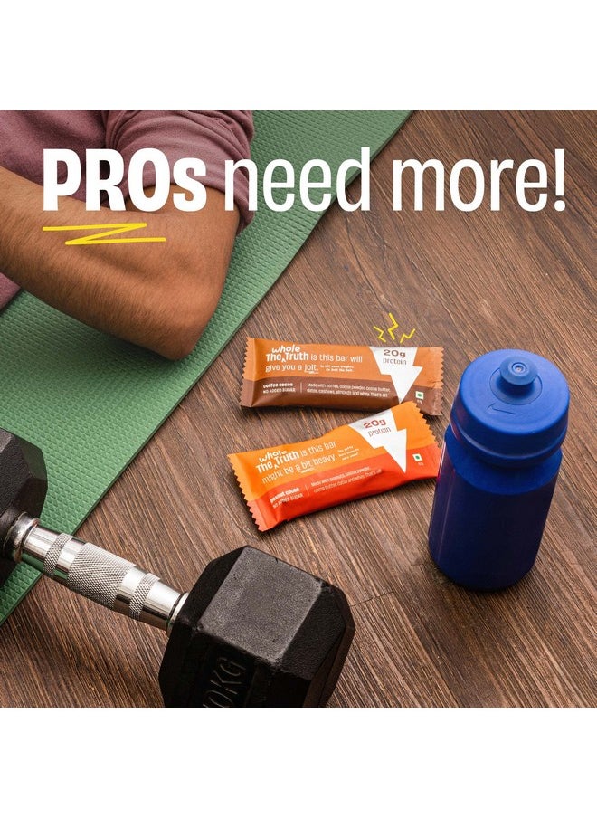 High Protein Coffee Cocoa 20G Protein Bar Pack Of 5 X 67G Each No Added Sugar No Preservatives No Artificial Flavours All Natural