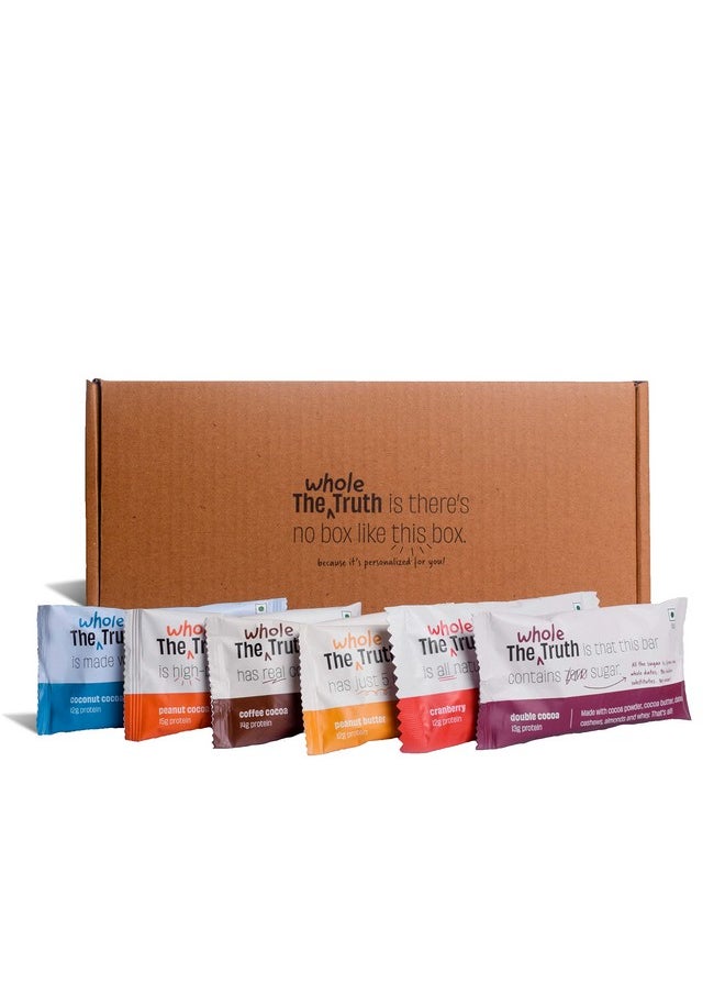 Protein Bars | Super Saver Pack | Pack Of 12 X 52G Each | Nutritional Healthy Snacks | No Gluten | Sugarfree & No Artificial Sweeteners | No Preservatives | All Natural Ingredients