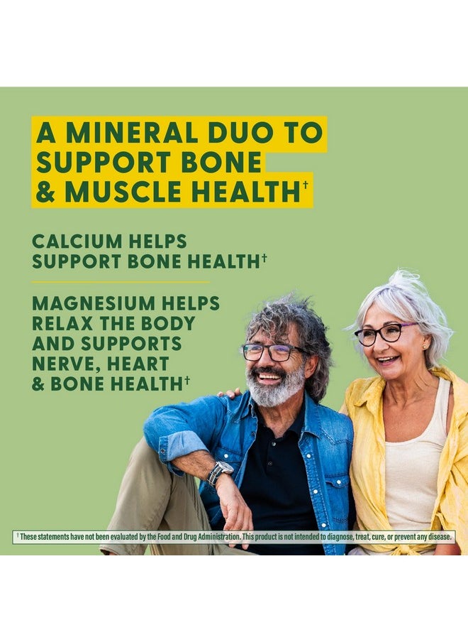 MegaFood Calcium Magnesium Supplement - with fermented Magnesium Glycinate - Supports Bone Health & Heart Health - Calcium & Magnesium Supplement for Men & Women - Non-GMO - 90 Tabs (30 Servings)