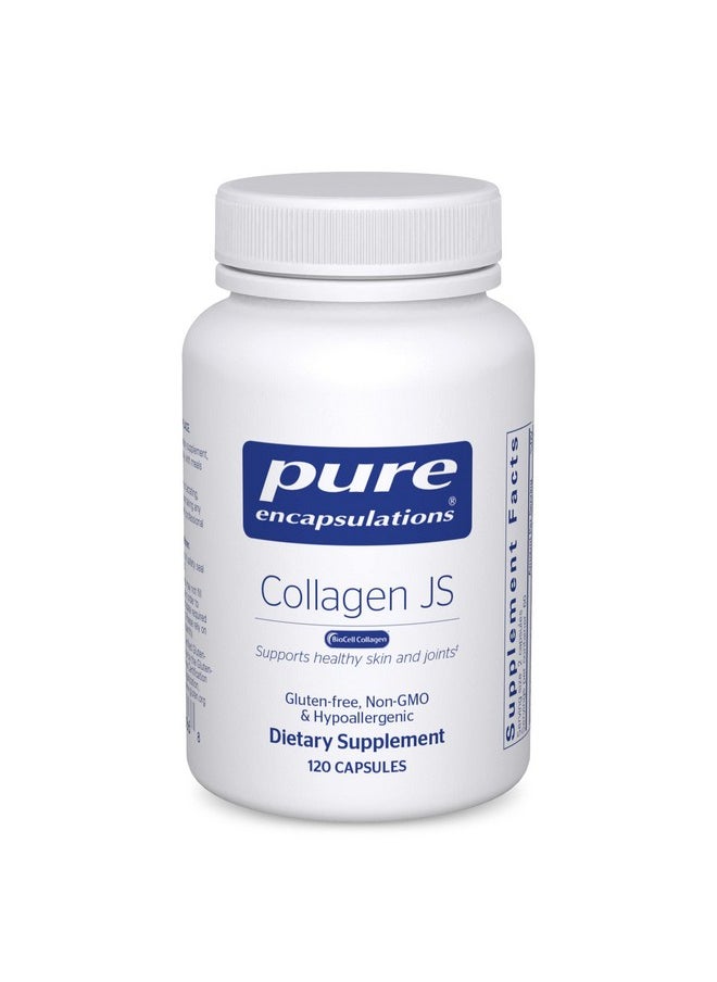 Pure Encapsulations Collagen JS - Skin & Joint Health* - 1,000 mg Hydrolyzed Biocell Collagen - Gluten Free & Non-GMO - 120 Capsules