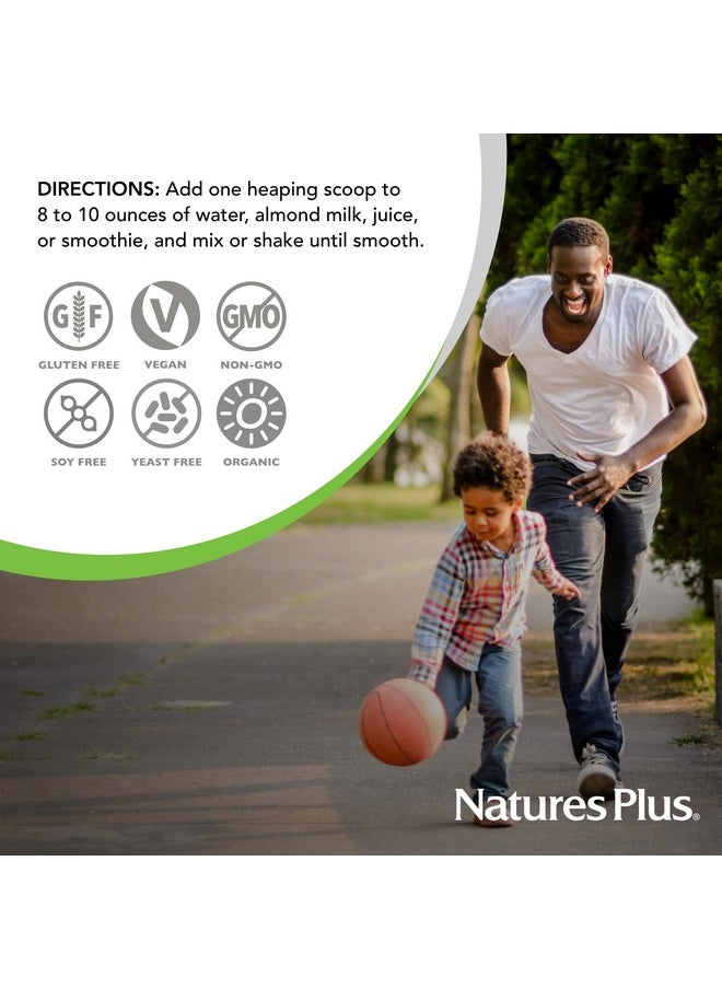 Natures Plus VPM Protein, Unflavored - 1.16 lbs - with Quinoa, Pea & Coconut Protein - Organic, Vegan, Soy & Gluten Free - 15 Servings