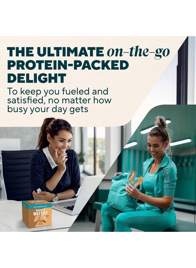 Myprotein Protein Bars, Crispy Protein Wafers, 15g High Protein Snacks, Box of 10 Vanilla Wafers Packs, Milk & Whey Protein Isolate, Light & Crunchy Snack Bars, Delicious Protein Bar Squares