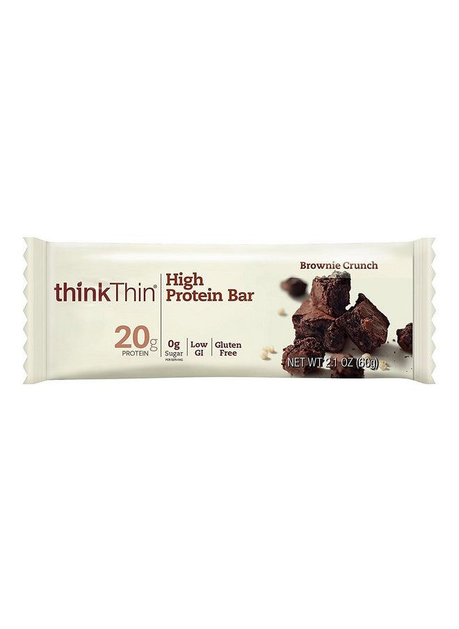 Think Products ThinkThin Bar Brownie Crunch - 10 Bars
