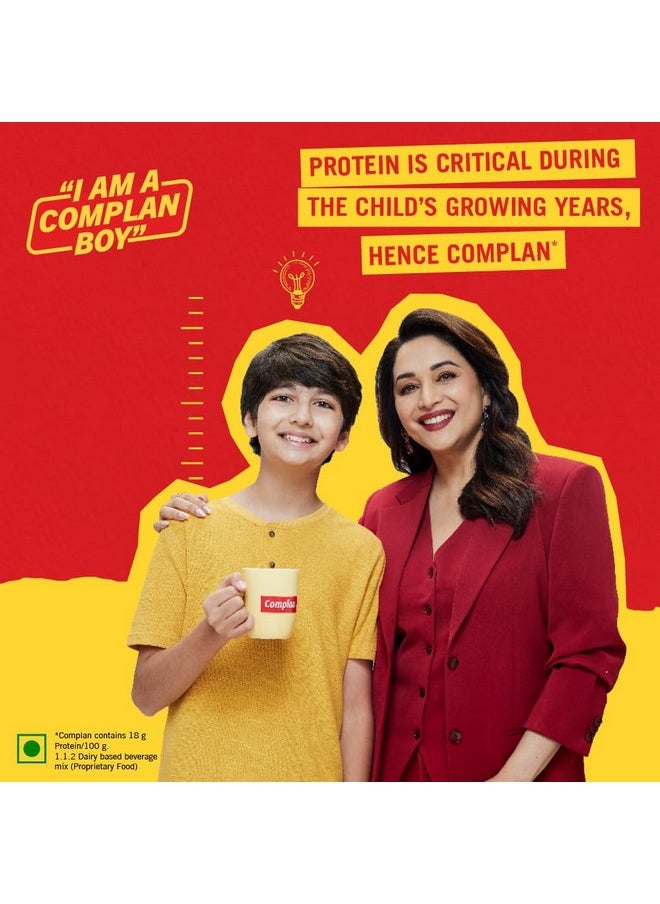 Nutrition Drink Powder For Children, Kesar Badam Flavour, 500 G Carton | Nutrition Drink For Kids With Protein & 34 Vital Nutrients