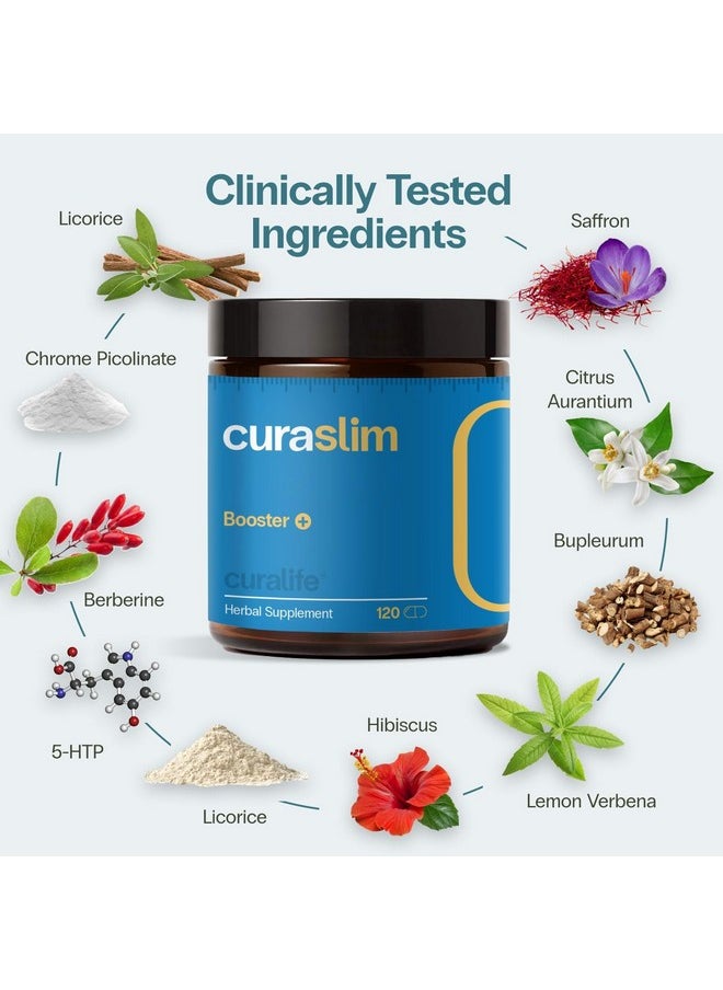 CuraSlim Naturally Formulated for Balance - 4 Capsules a Day, 1 Month Supply - Supports Balanced Dietary Routine