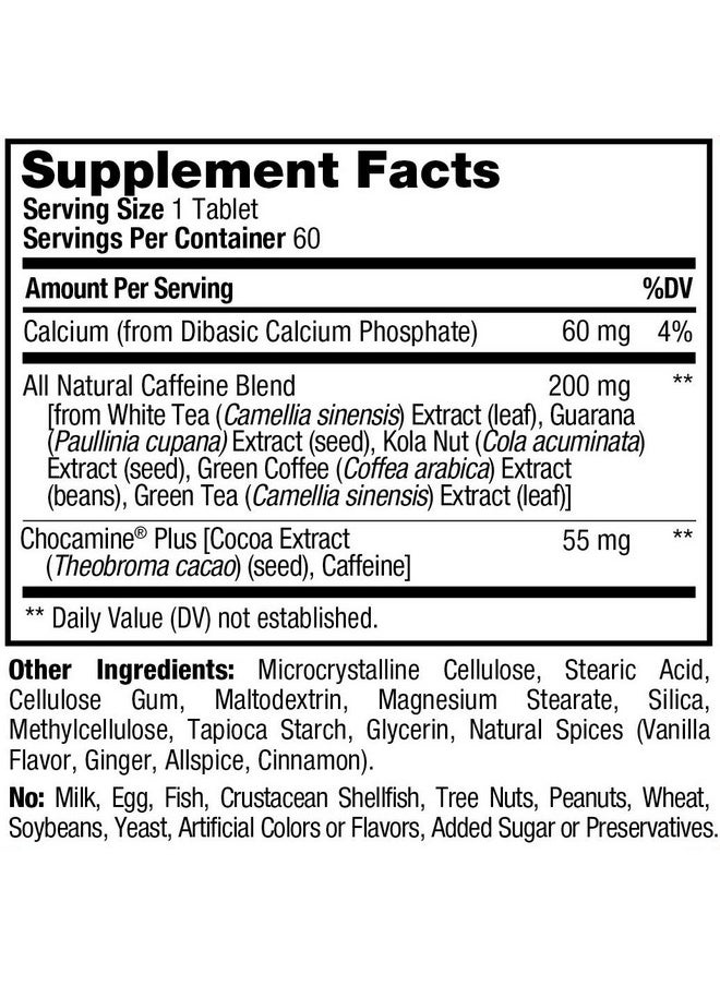 ProLab Advanced Caffeine Tablets, 60-Count