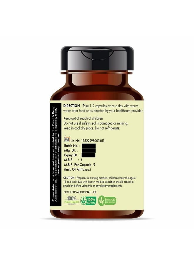AYURVEDASHREE Shatavari Extract 500mg - 60 Vegetarian Capsules | Asparagus Racemosus | All Natural | 100% Vegan | Gluten-Free | GMP Certified.