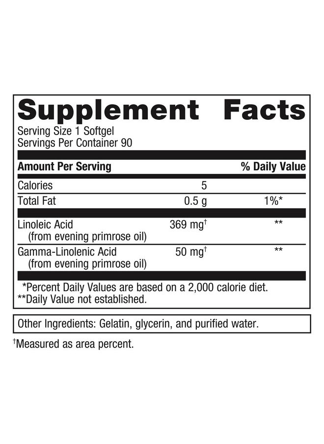 Metagenics OmegaGenics Evening Primrose Oil - Supports Prostaglandin Metabolism & Cellular Health* - Gamma-Linolenic Acid (GLA) Supplement - Non-GMO & Gluten-Free - 90 Softgels