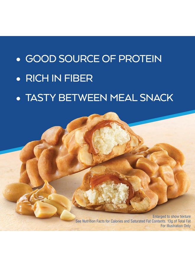 Atkins Snack Bar, Peanutty Overload, 8g Protein, 7g Fiber, 3g Net Carbs, Keto Friendly, 16 Count