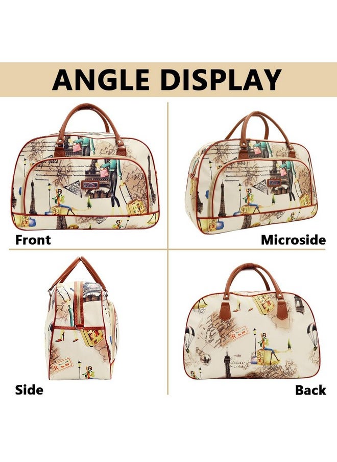 PALAY® Duffle Bags Travel Bags for Women PU Waterproof Large Travel Duffel Bag Carry on Shoulder Bag with Shoulder Strap Carry On Bag for Trip
