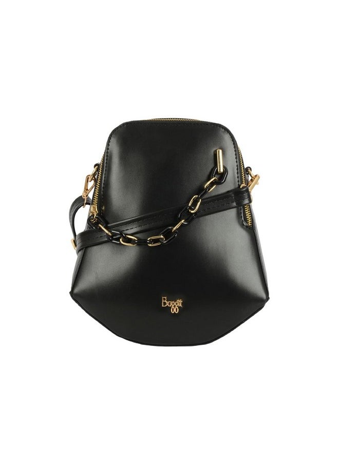 Baggit Women Black Backpack Small Size | Ladies Stylish Casual Bag